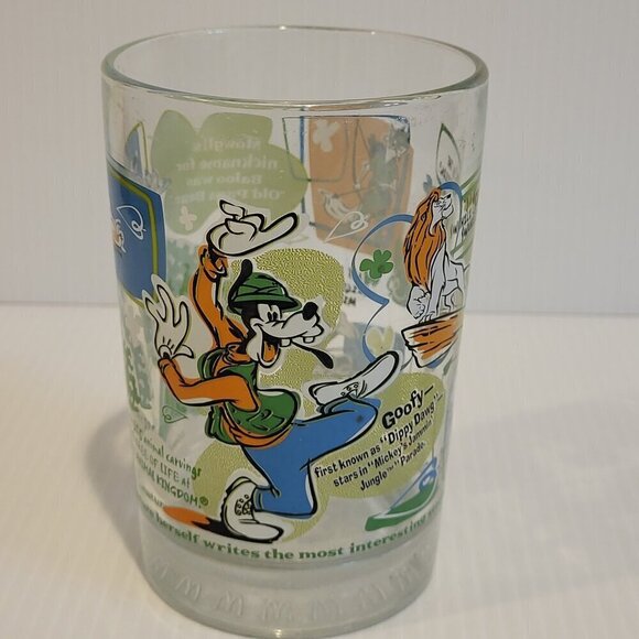 McDonald's Disney 100 Years of Magic Glass Animal Kingdom Goofy Mickey Mouse - Picture 1 of 10